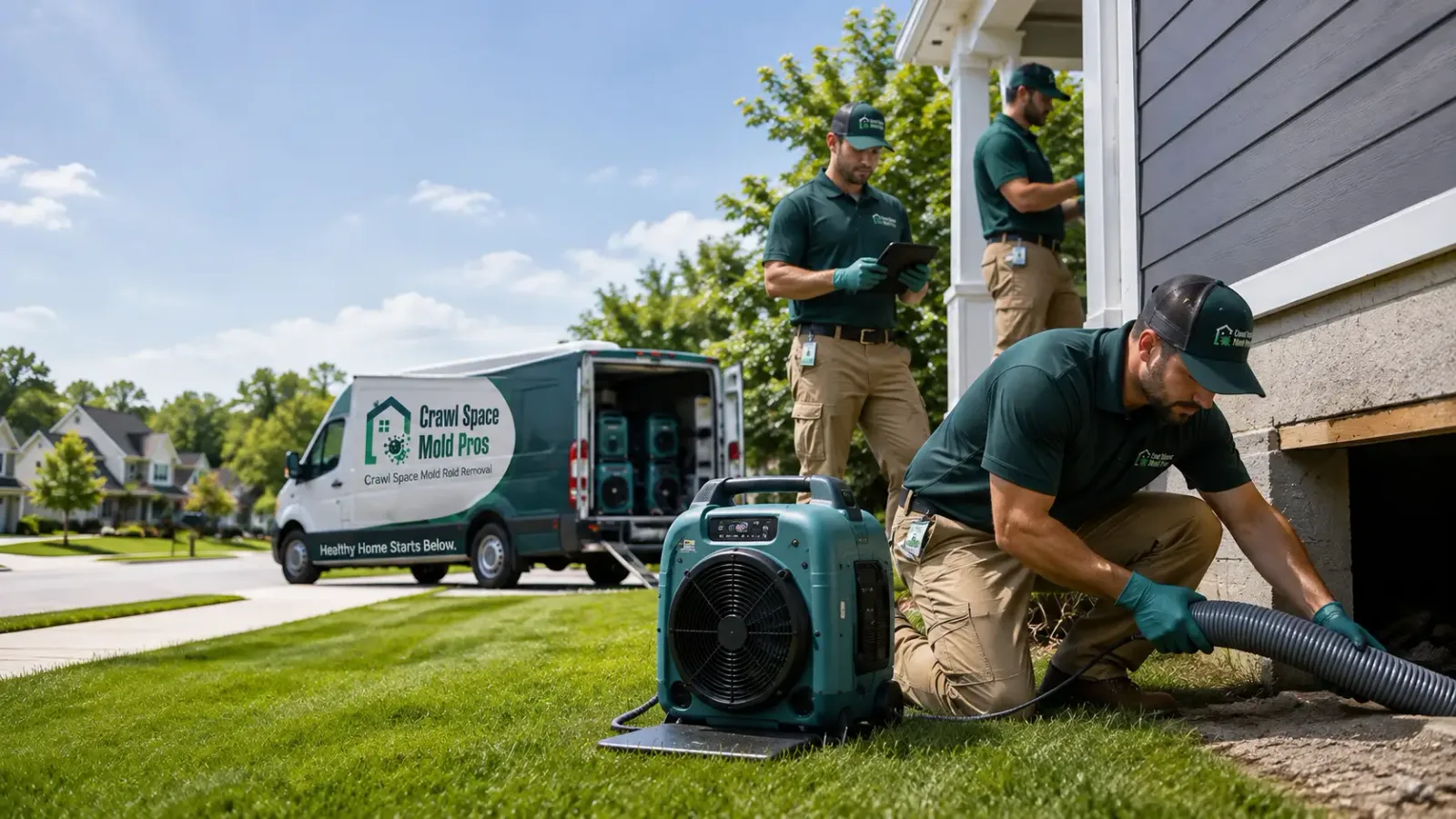 Crawl Space Mold Removal in Junction City, CA